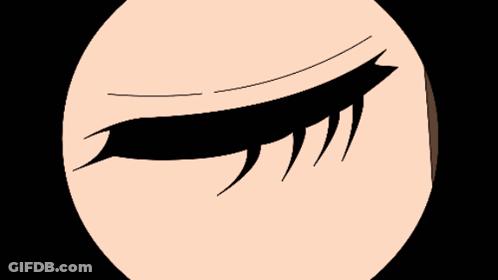 Close-Up Of Woman With Eyes Closed And Ear Piercing GIF