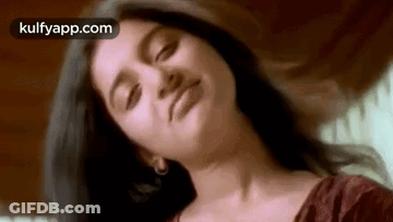 Close Up Of Woman With Eyes Closed GIF
