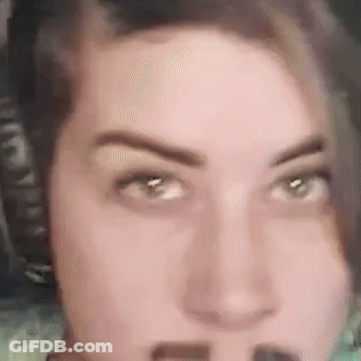 Close Up Of Woman With Headphones And Microphone GIF