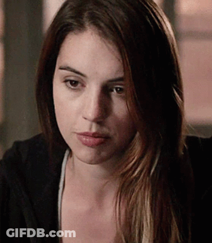 Close Up Of Woman With Long Brown Hair GIF