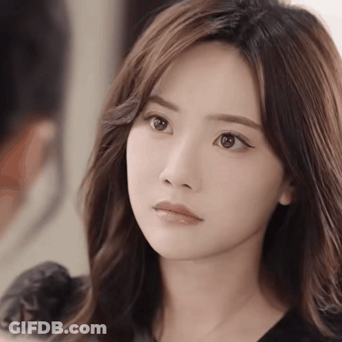 Close Up Of Woman With Long Hair GIF