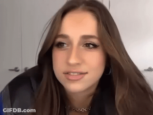 Close Up Of Woman With Long Hair GIF
