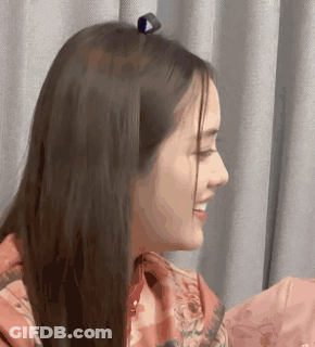 Close Up Of Woman With Long Hair GIF