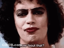 Close Up Of Woman With Makeup Saying How Bout That GIF