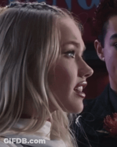 Close Up Of Woman With Mouth Open GIF
