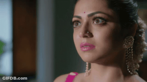 Close Up Of Woman With Nose Ring GIF