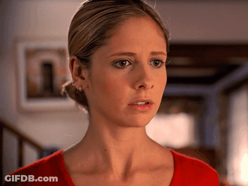 Close Up Of Woman With Serious Expression GIF