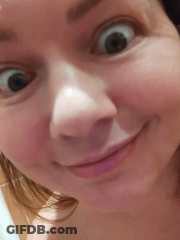 Close Up Of Woman With Slight Smile GIF
