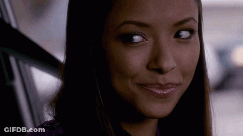 Close Up Of Woman With Slight Smile GIF