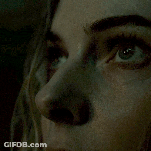Close Up Of Woman With Tear In Eye GIF