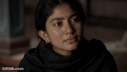 Close Up Of Woman With Tear Running Down Face GIF