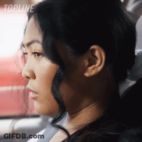 Close Up Of Woman With Topline GIF