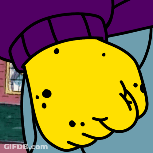 Close Up Of Yellow Cartoon Face GIF