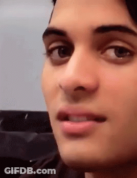 Close Up Of Young Man's Face GIF