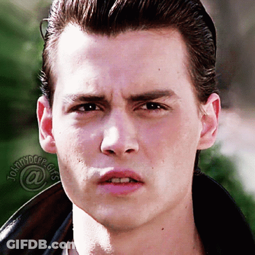 Close Up Of Young Man's Face Johnnydepp GIF