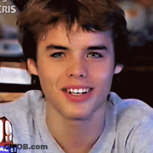 Close Up Of Young Man's Face With Cris GIF