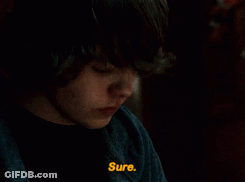 Close Up Of Young Man With Sure In Yellow GIF