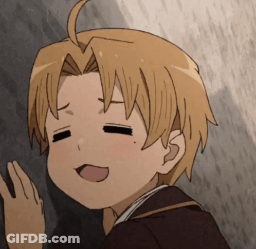 Close Up Person Eyes Closed Mouth Open GIF