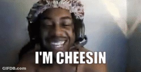 Close Up Person Face Cheesin GIF