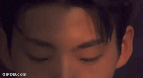 Close Up Person Face Eyes Closed Mouth Open GIF