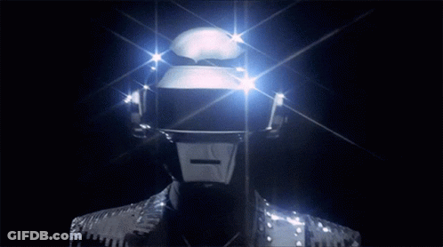 Close Up Person Face Glowing Lights GIF