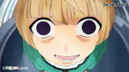 Close Up Person Face One Two Three GIF
