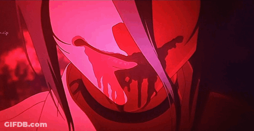 Close Up Person Face Red Background Xvip GIF