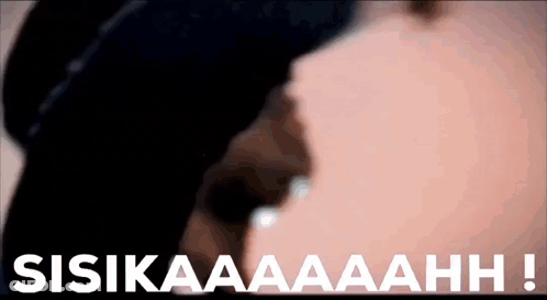Close Up Person Face Sisikaaaaahh GIF