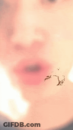 Close Up Person Face Speaker Icon GIF