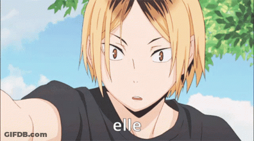 Close Up Person Face With Elle GIF