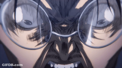 Close Up Person Face With Glasses GIF