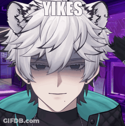 Close Up Person Face With Yikes GIF