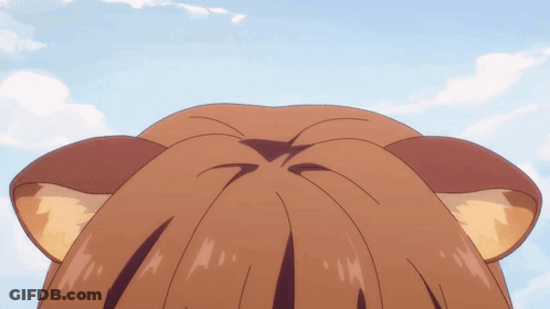 Close-Up Person Head Blue Sky GIF