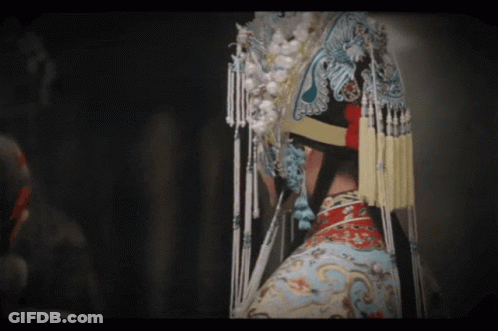 Close Up Person In Dragon Costume GIF