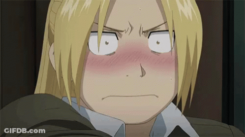 Close Up Person Making Funny Face Eyes Closed GIF