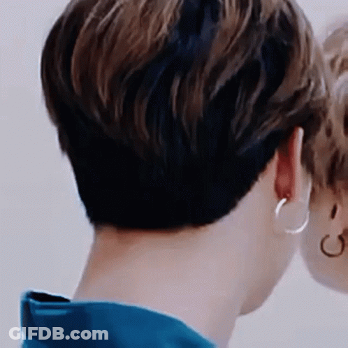 Close Up Person Neck And Ears With Earrings GIF