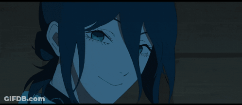 Close Up Person's Face Dark Room GIF