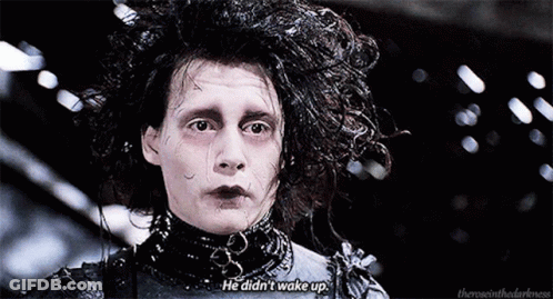Close Up Person's Face He Didn't Wake Up GIF