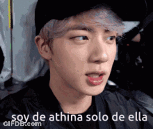Close Up Person's Face Soy De Athina Solo De Ella GIF