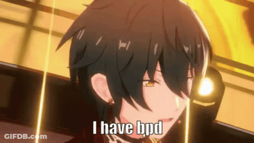 Close Up Person Saying I Have BPD GIF