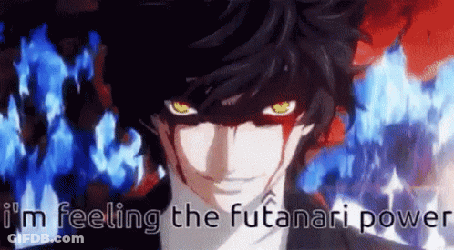 Close Up Person Saying I'm Feeling The Futanari Power GIF