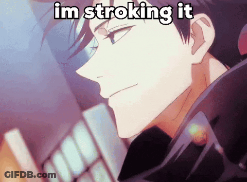 Close Up Person Saying Im Stroking It GIF