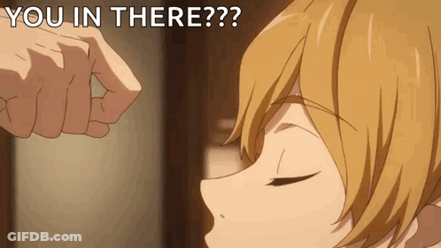 Close Up Person Saying You GIF