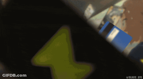 Close Up Person With Blue Hair And Yellow Star GIF