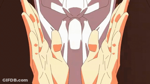 Close Up Person With Hands In Front Of Face GIF