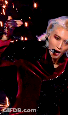 Close Up Person With Microphone In Mouth GIF