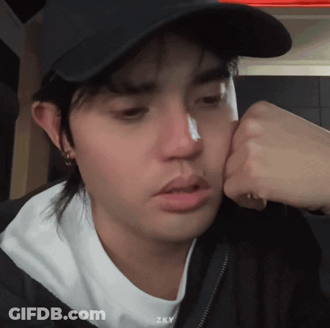 Close-Up Person With Zky GIF
