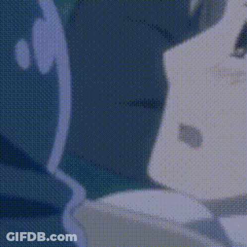 Close Up Pixelated Person GIF