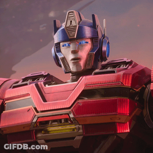 Close Up Robot Head With Blue Eyes GIF