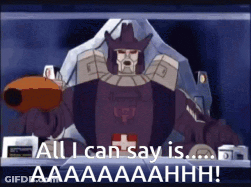 Close-Up Robot Saying Hello GIF